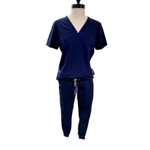Figs Deep Blue Scrub Ensemble